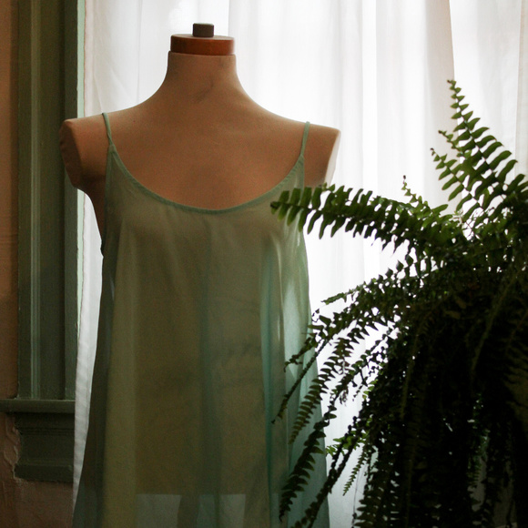 Free People Sheer Low-Back Dress - Picture 1 of 5